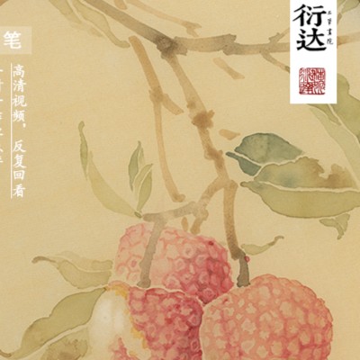 【衍达工笔】没骨入门练习