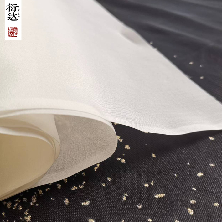 【衍达工笔】工笔专用真丝免绷绢（拍下一份长1米）