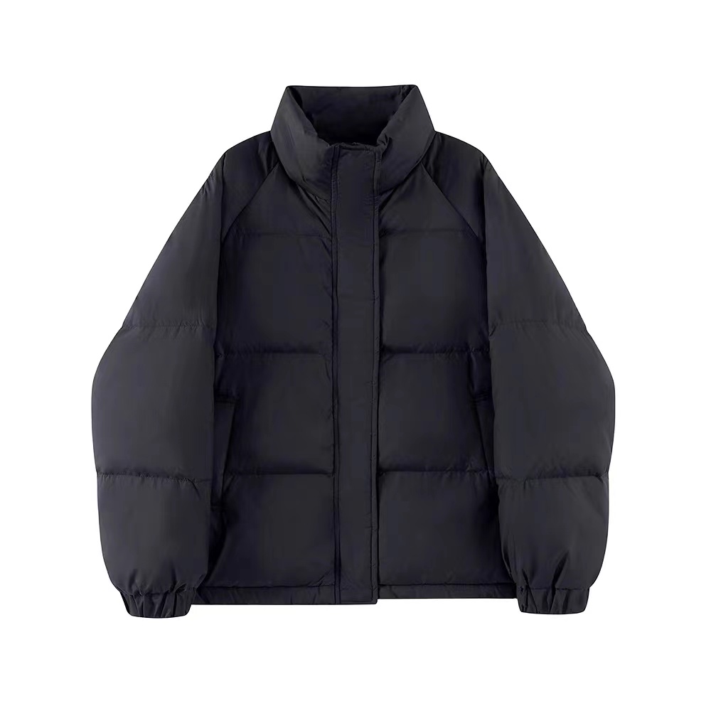 冬季加厚棉服男女同款宽松面包服立领情侣款棉衣外套2412