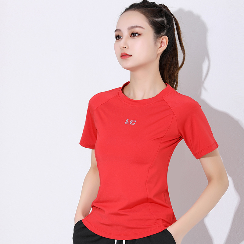 2023春夏新款广场舞服装运动套装锻炼休闲运动速干衣成人女