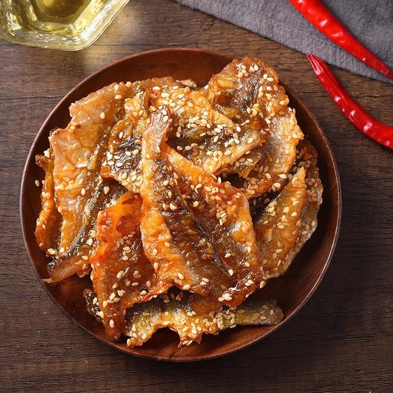 特产香辣沙丁鱼干即食零食沙丁鱼片海鲜小鱼干货小吃