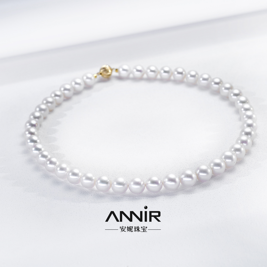 “传世经典”无核正圆珍珠项链 10mm± 14K金 1556H00DY 不含定位扣