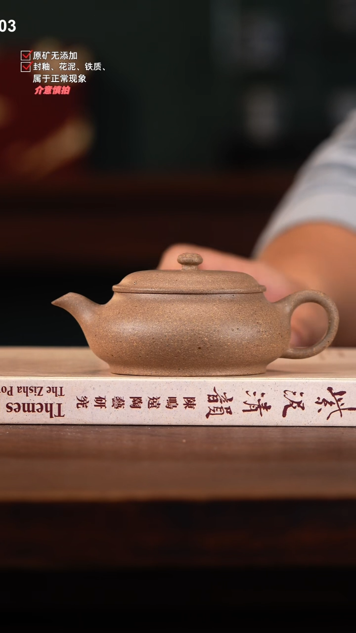 【闪购商品】紫砂茶壶明炉青降坡150cc