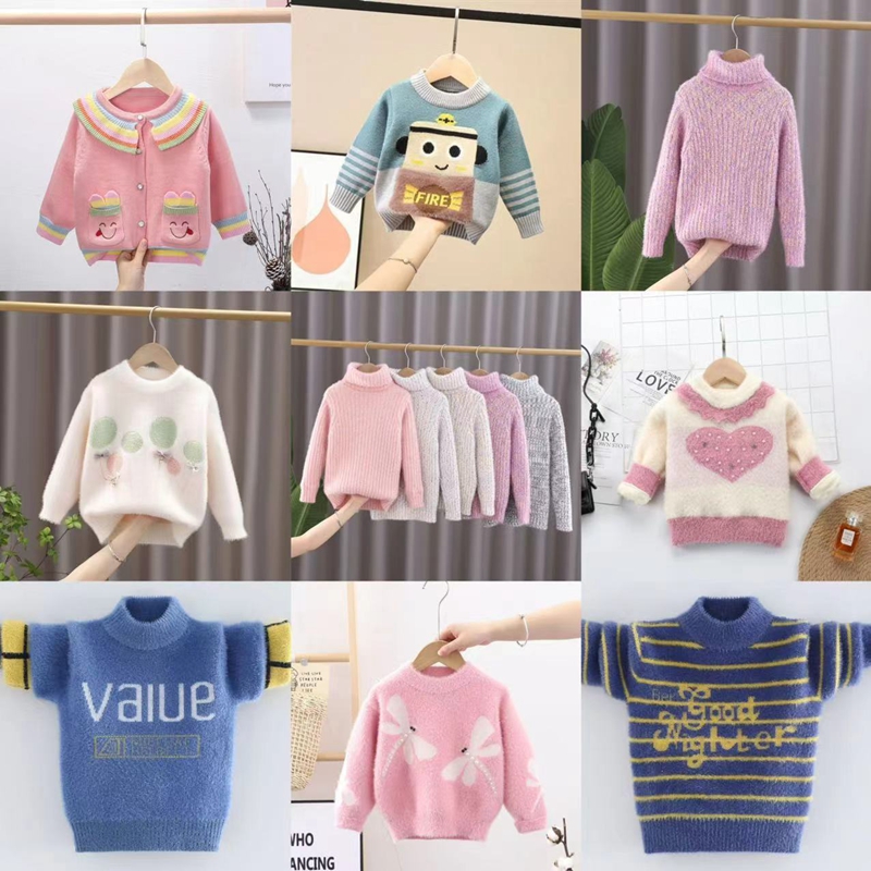 儿童毛衣断码福利款按编码发货核实款式身高拍洋气女童针织衫宝宝