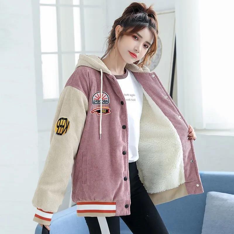 12少女冬装13初中高中学生14加绒加厚棉服岁女孩15大童外套16棉衣