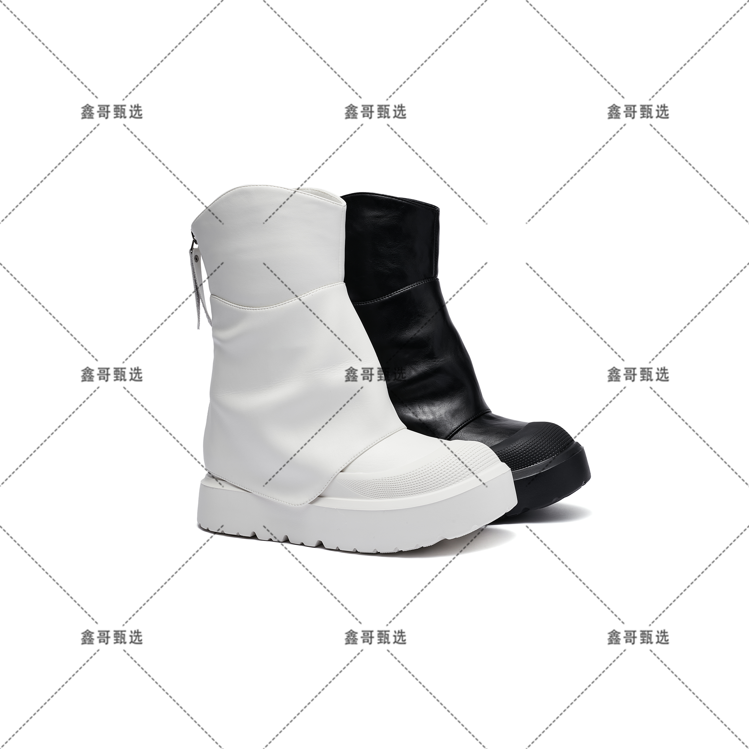 【鑫哥甄选·8-14厘米】2024年秋冬季百搭时尚圆头女款隐形增高短靴