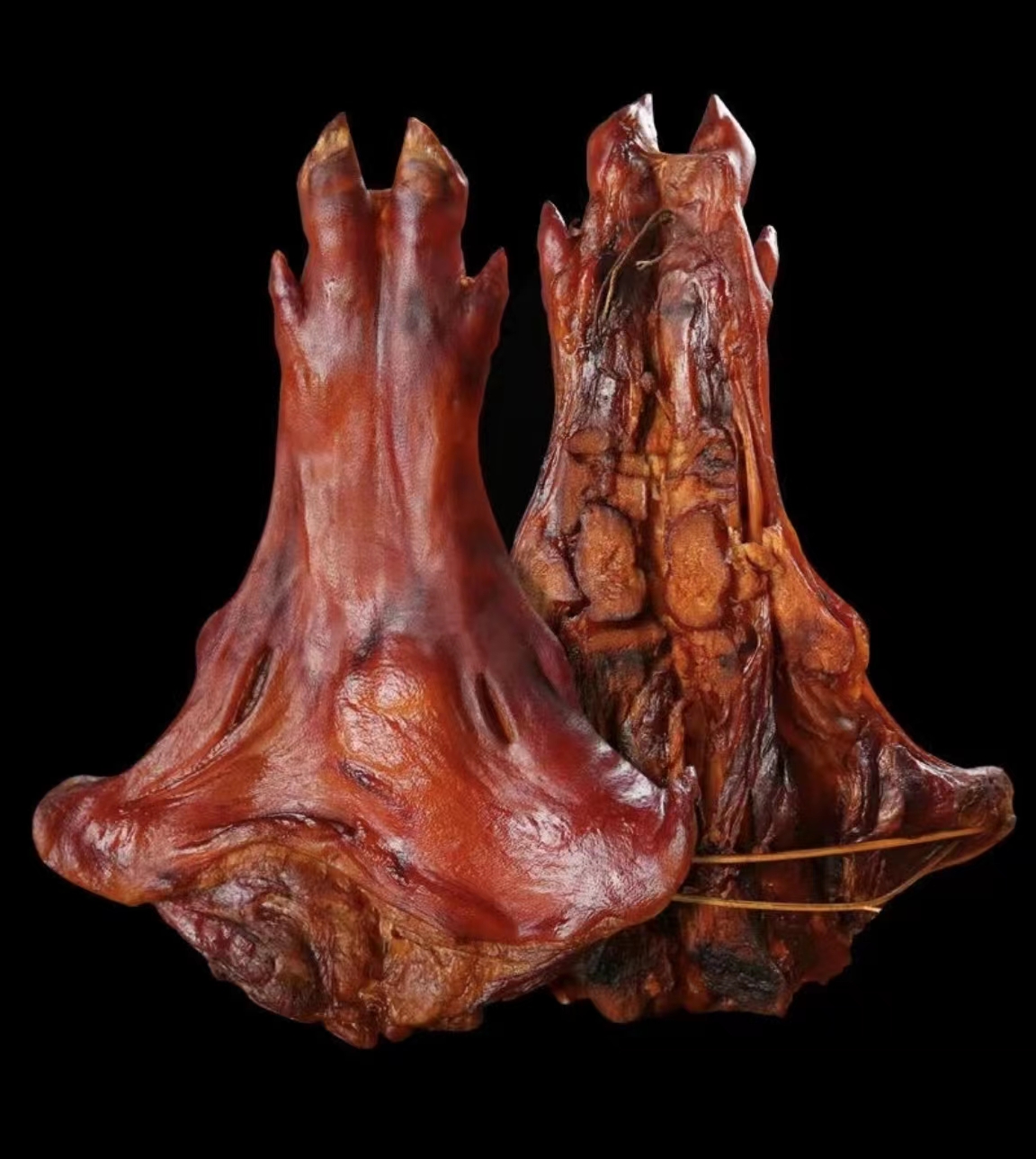 遵义农家【腊猪脚】烟熏土猪柏树丫青杠材传统土特产默认烧皮断骨