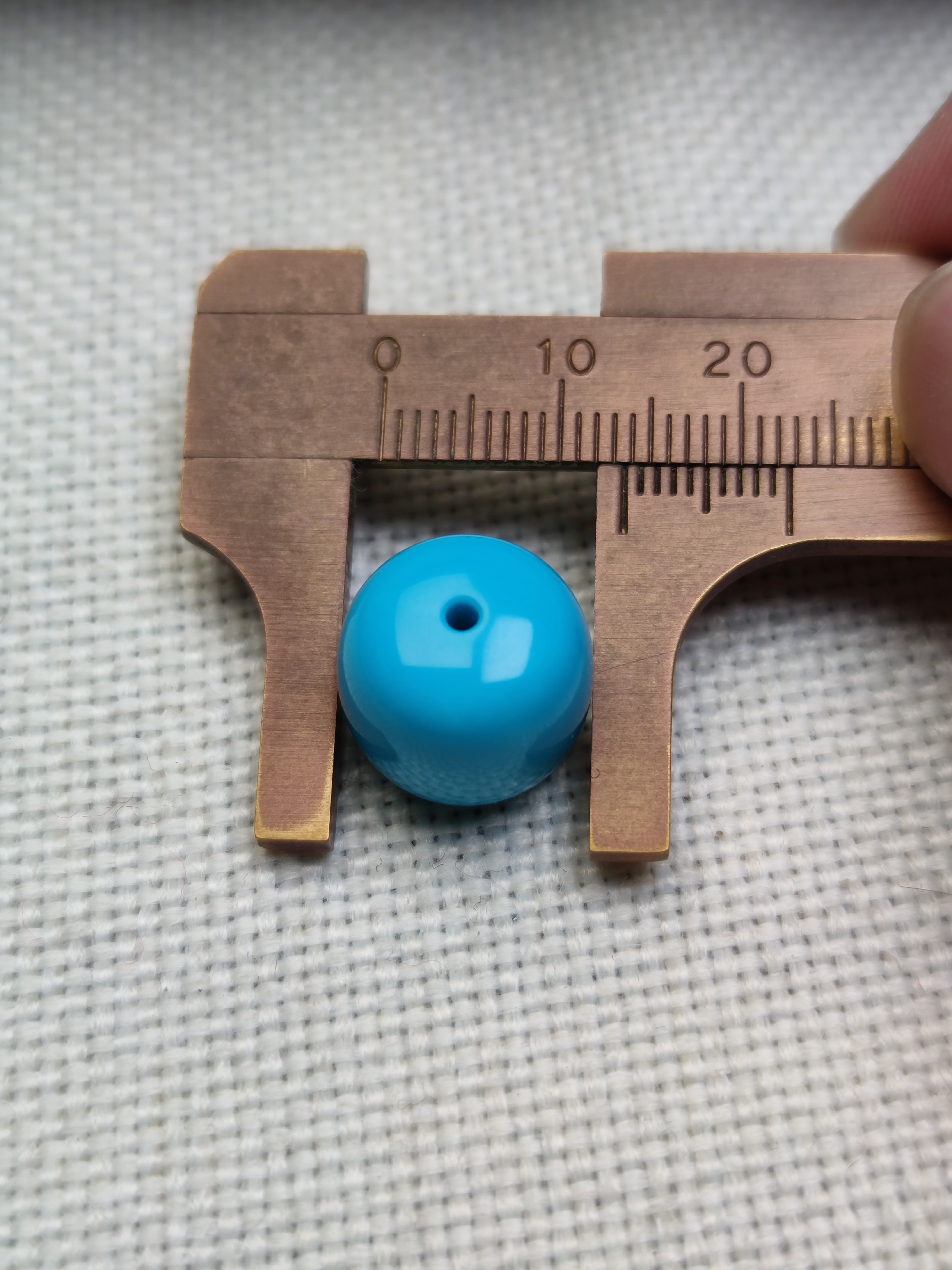 湖北十堰纯天然原矿无优化云盖寺暴力蓝绿松石老型单珠配珠