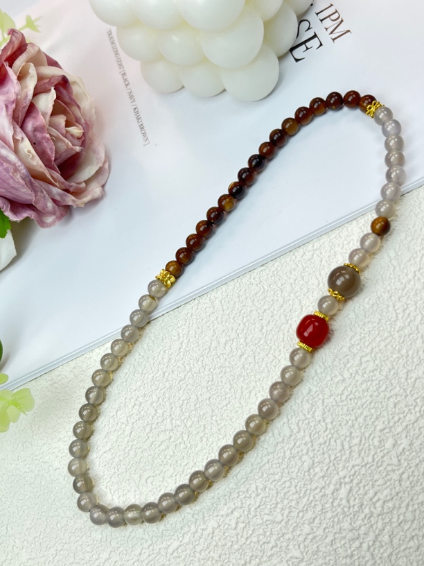 库克菩提双圈朱砂痣06手链