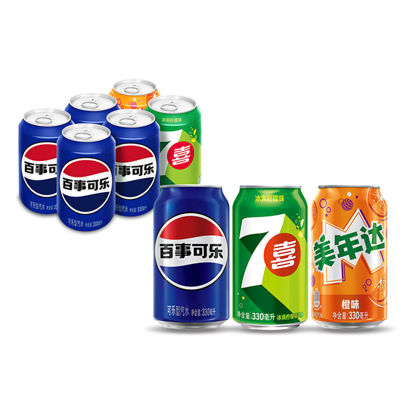 百事可乐混装六连包330ml*6