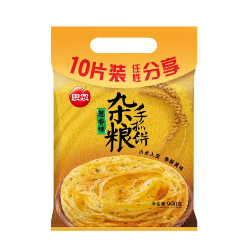 思念葱香味杂粮手抓饼 900g/袋