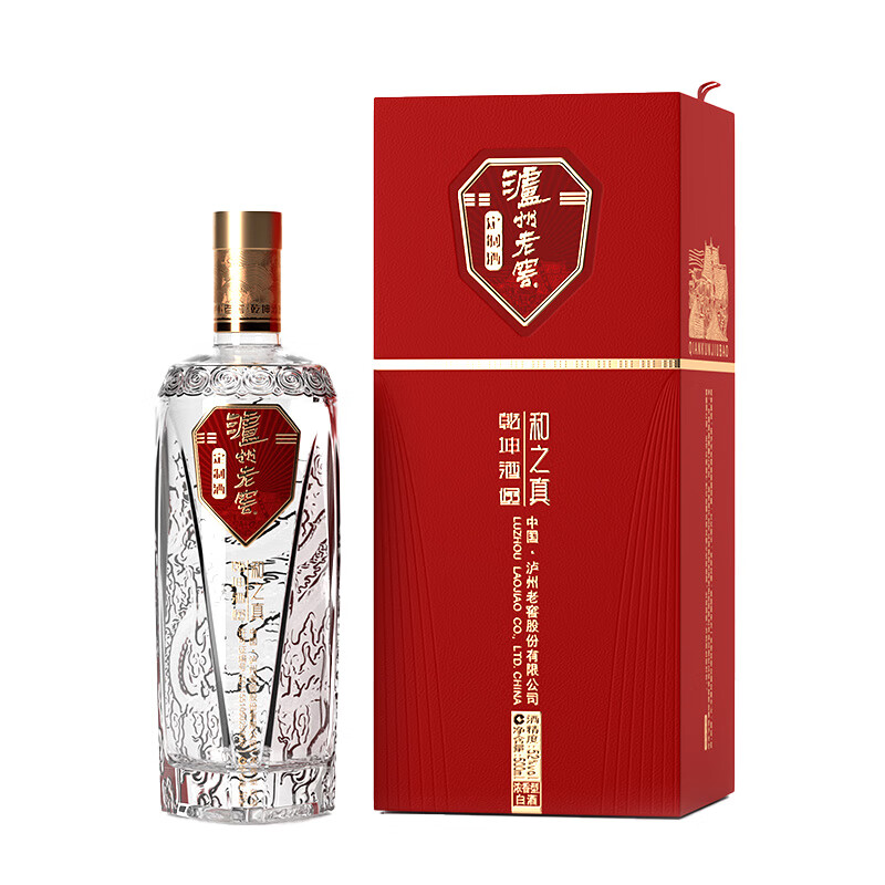 泸州老窖定制酒乾坤酒堡和之真浓香型纯粮酒52度500ml/瓶