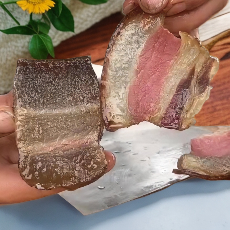 乡野咸客四川农家猪柴火烟熏透明老腊肉偏肥1斤—5斤土猪肉