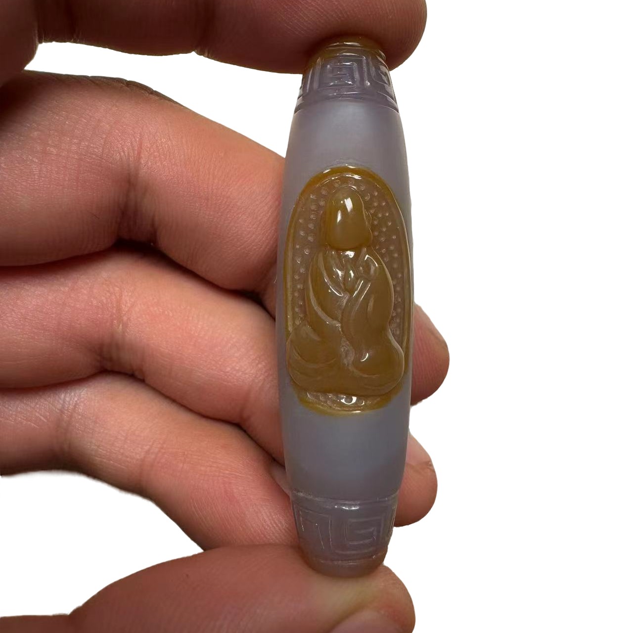 天然玛瑙打磨抛光手工雕刻珠子