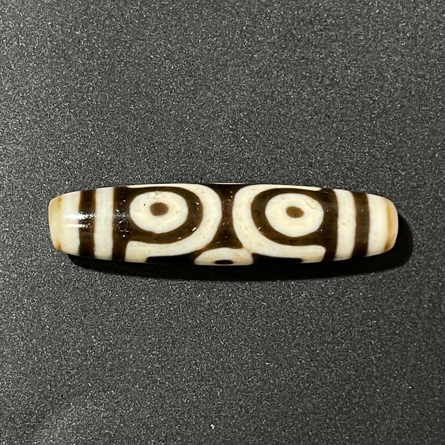 行运正宗古法精品金刚十字六眼正品台珠黑白文玩天然玛瑙纯手编款