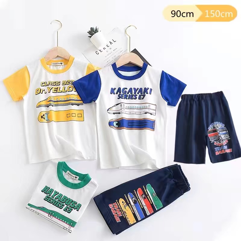 新 新干线啊 儿童纯棉套装