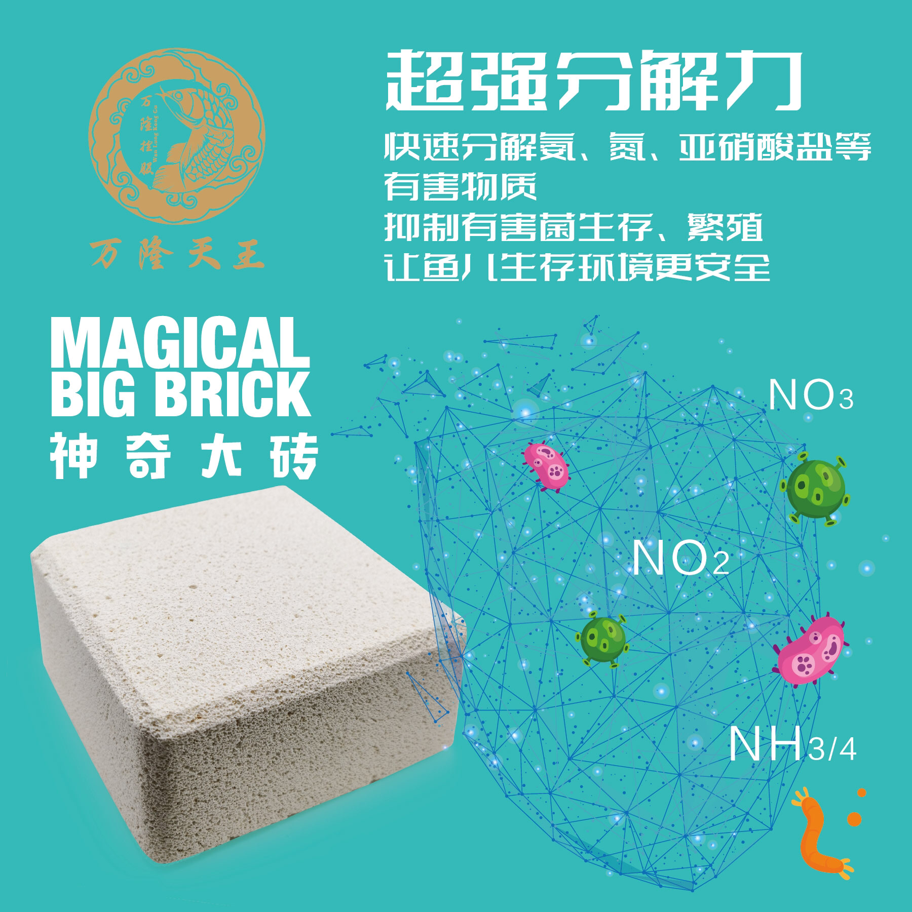 万隆天王神奇大砖过滤材料