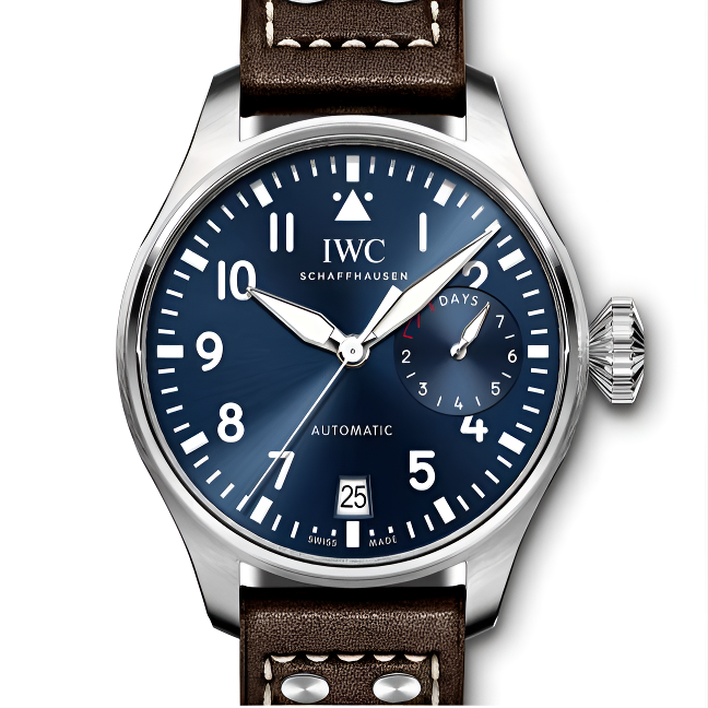 99新 IWC/万国 dmb/飞行员系列自动机械八日动储显示腕表/大表径 