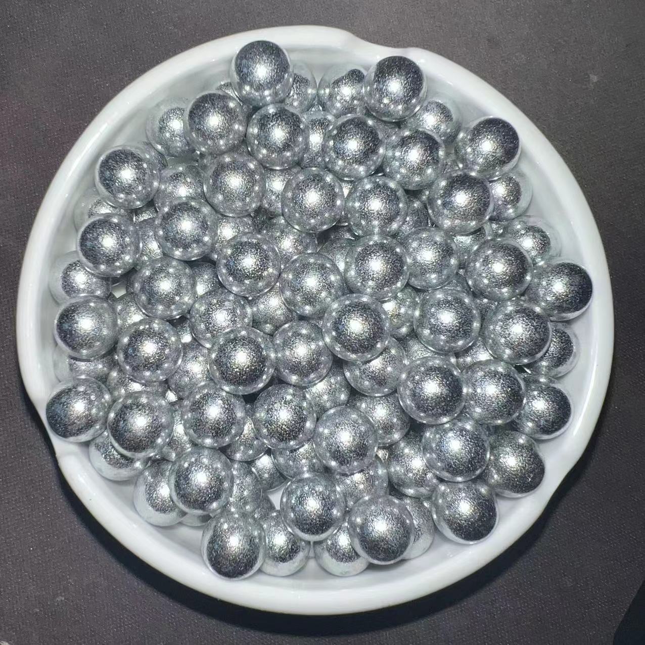 8mm精品电镀磨砂钢珠珠子不生锈弹弓珠规格齐全特价包邮
