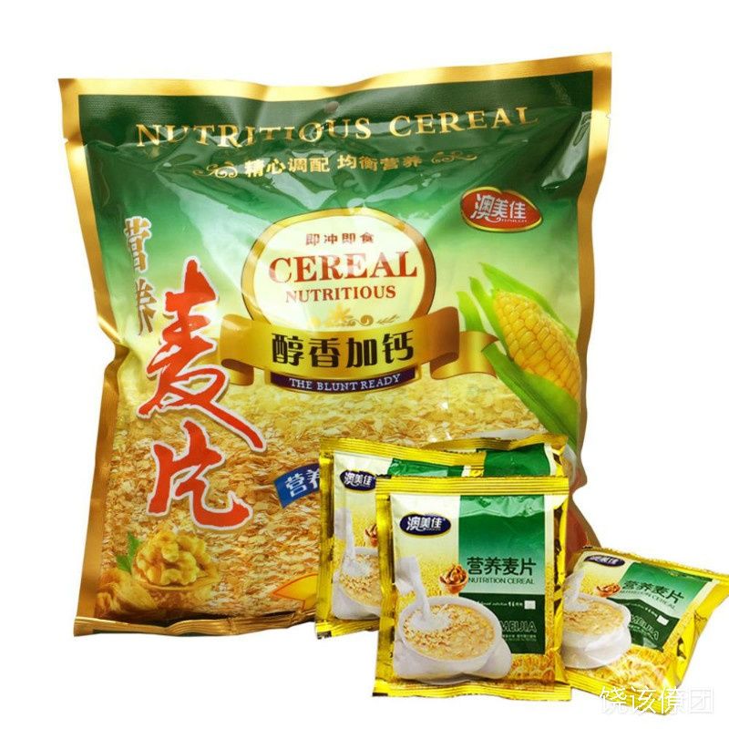 澳美佳燕麦片加钙麦片醇香美味代餐冲泡儿童学生老人速食营养早餐