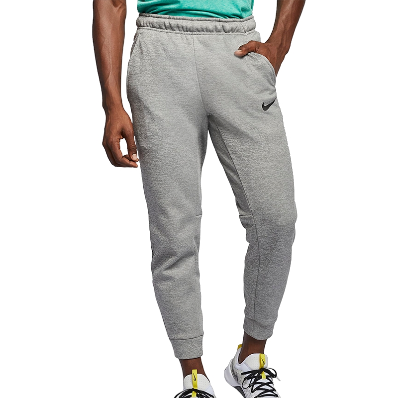 Nike/耐克男子秋冬加绒系带收口针织运动训练长裤932256-063