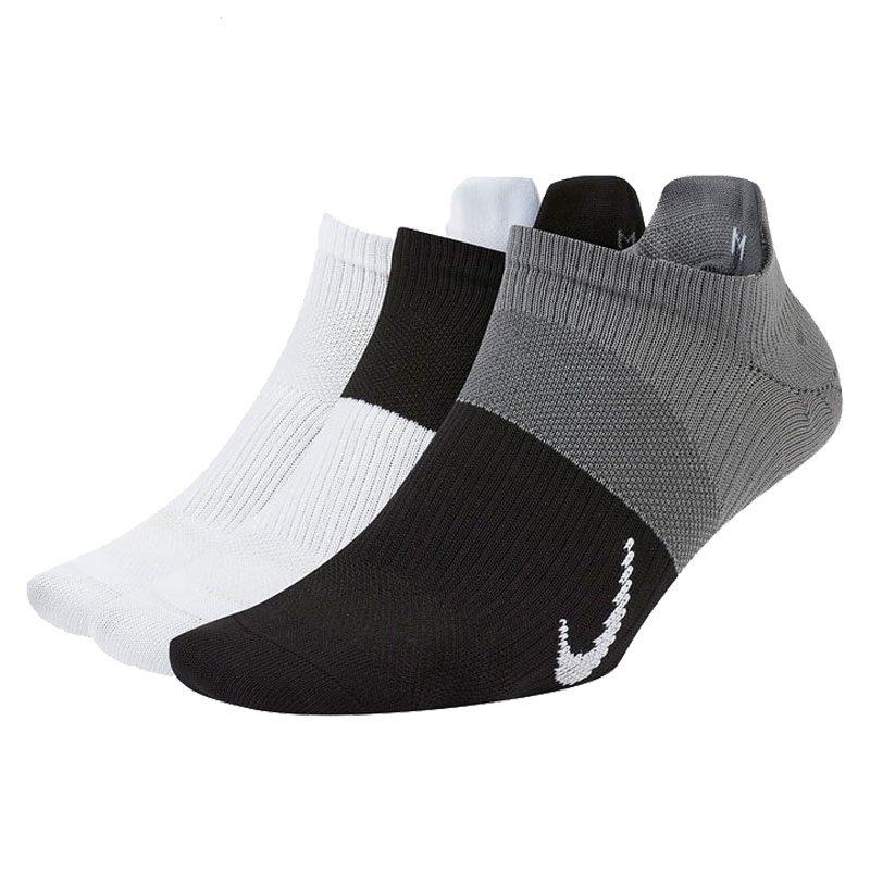Nike/耐克男袜女袜2023夏季新款短筒透气运动袜三双装CV2964-904