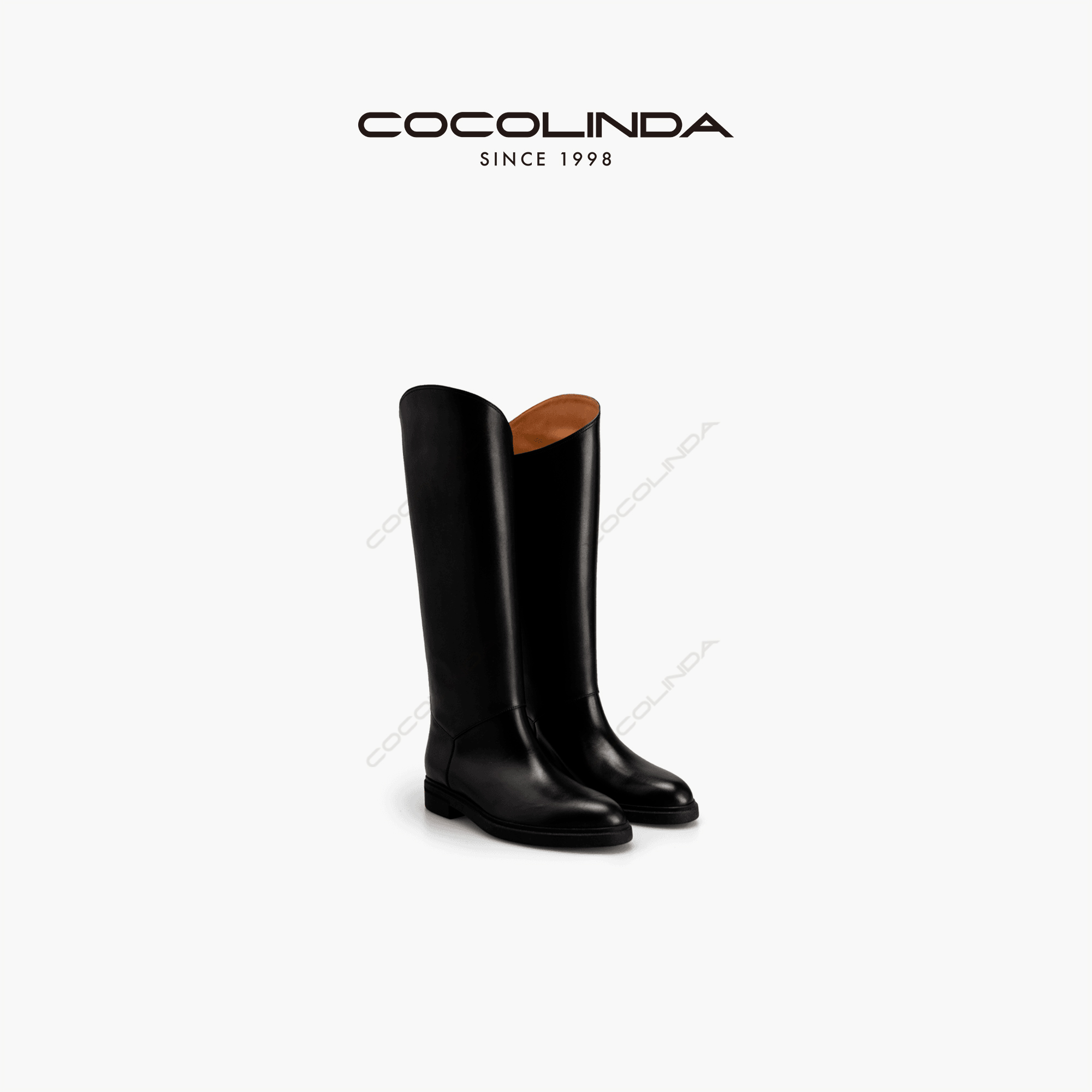 COCOLINDA | 金属扣耳仔装饰马靴W931-1