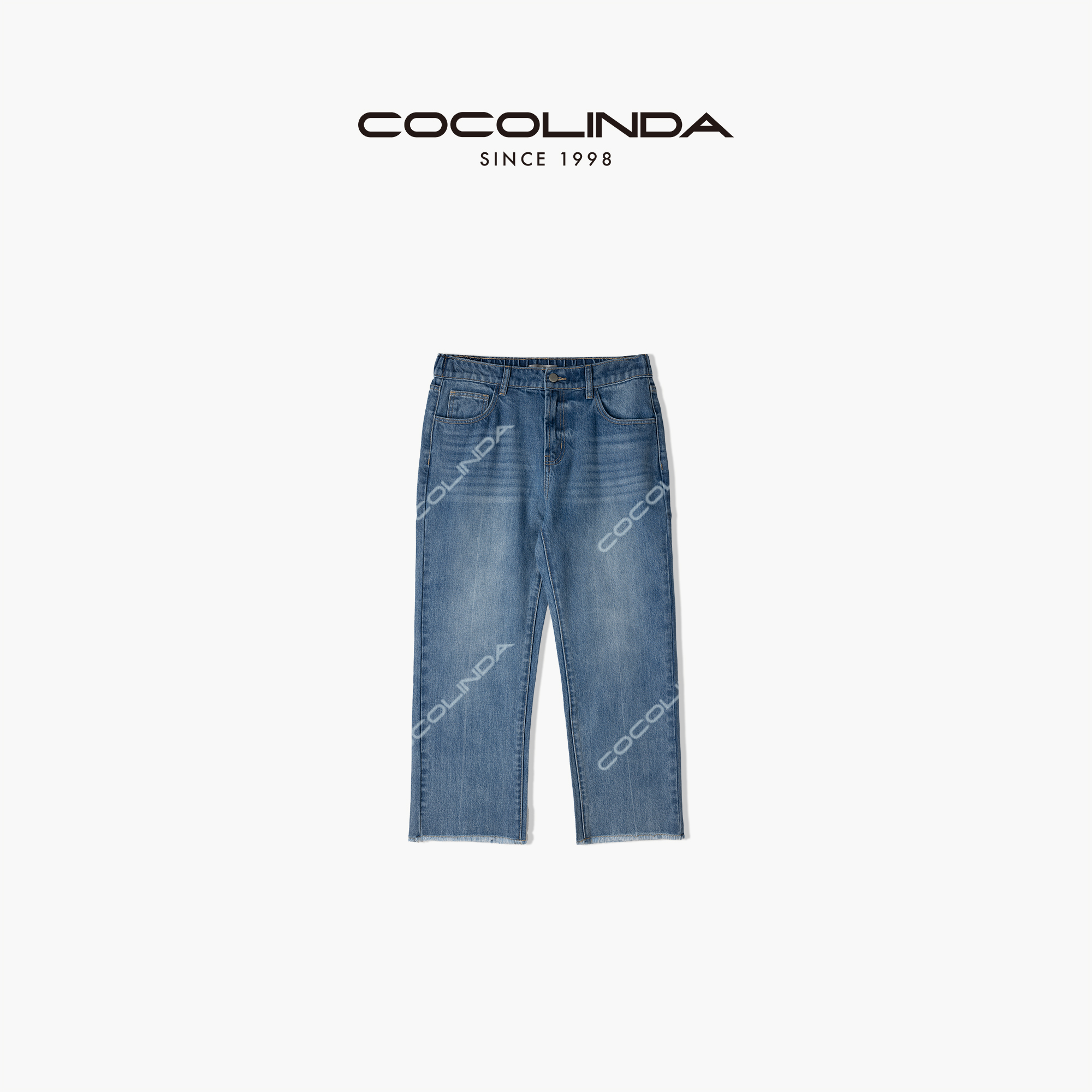 COCOLINDA莱赛尔桑蚕丝牛仔裤 N2061 
