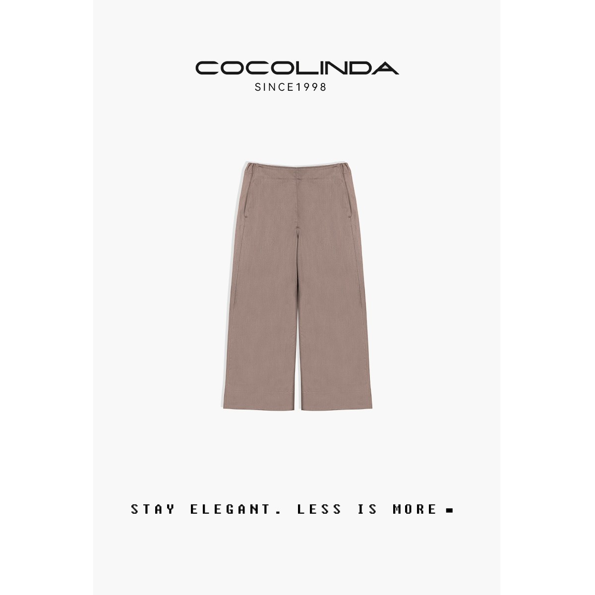 COCOLINDA琳达推荐 休闲简约宽松长裤 P1351