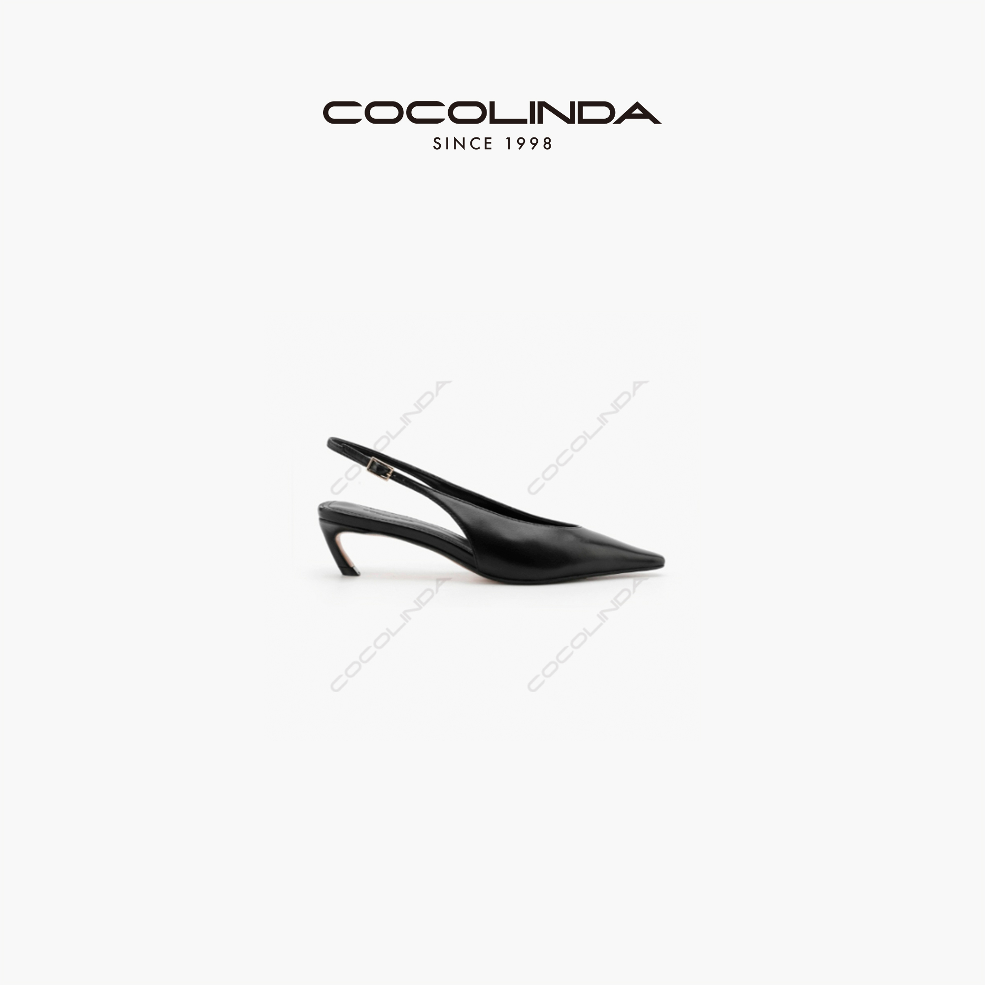 COCOLINDA | 弯跟斜跟尖头凉鞋X1922