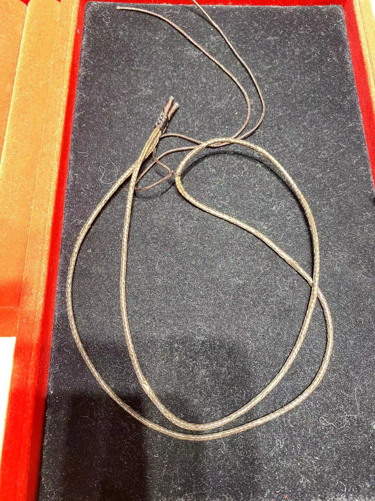 吊坠皮绳高质量编织款