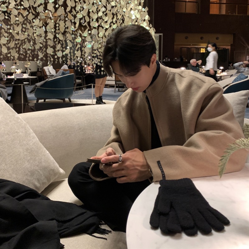 2024春季韩版男士工装夹克潮牌宽松外套百搭情侣加厚保暖