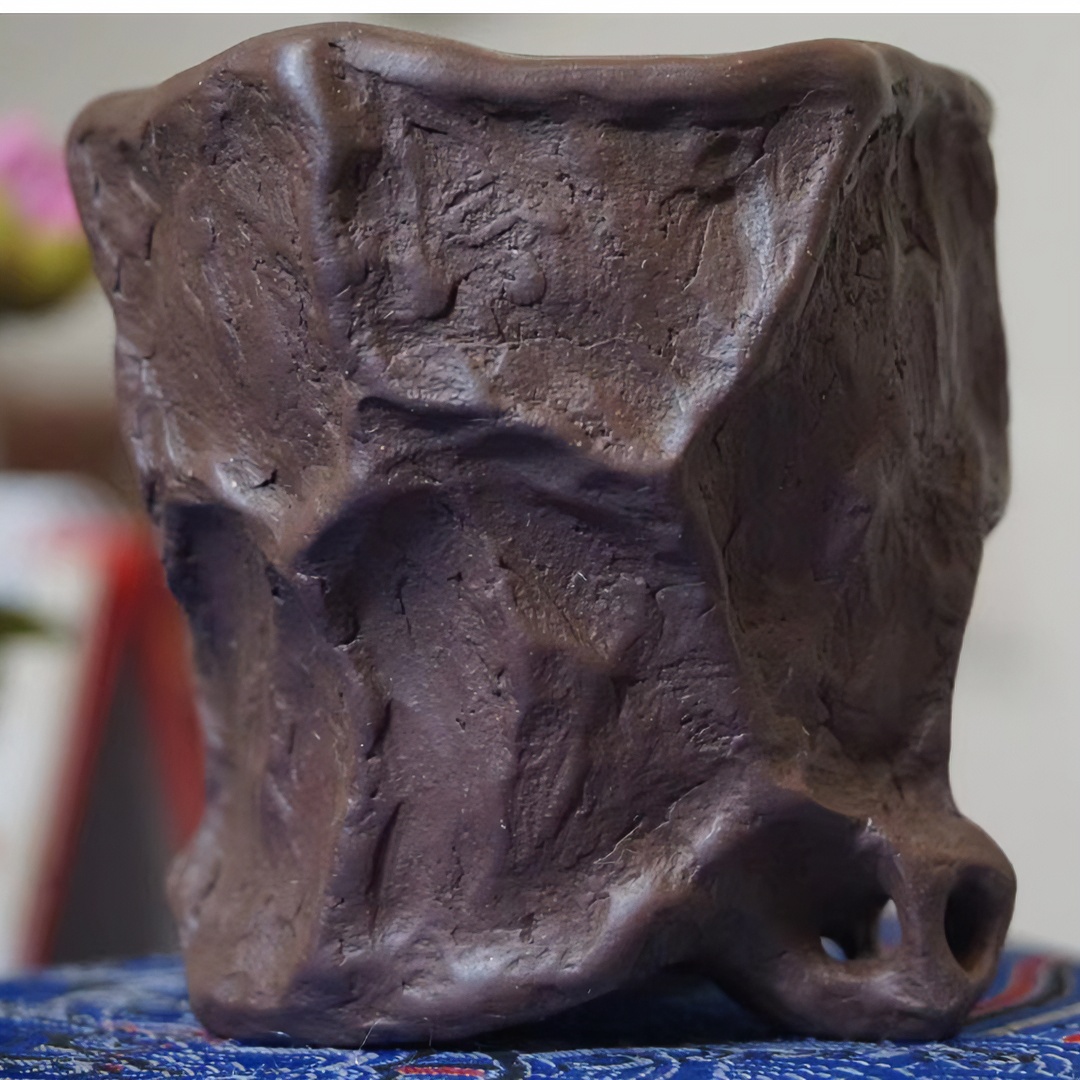 全手工原矿底槽清主人杯太湖石造型创意茶道纯手工