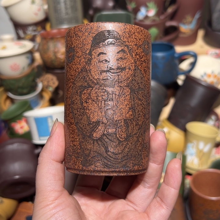 紫砂茶杯宜兴紫砂主人杯