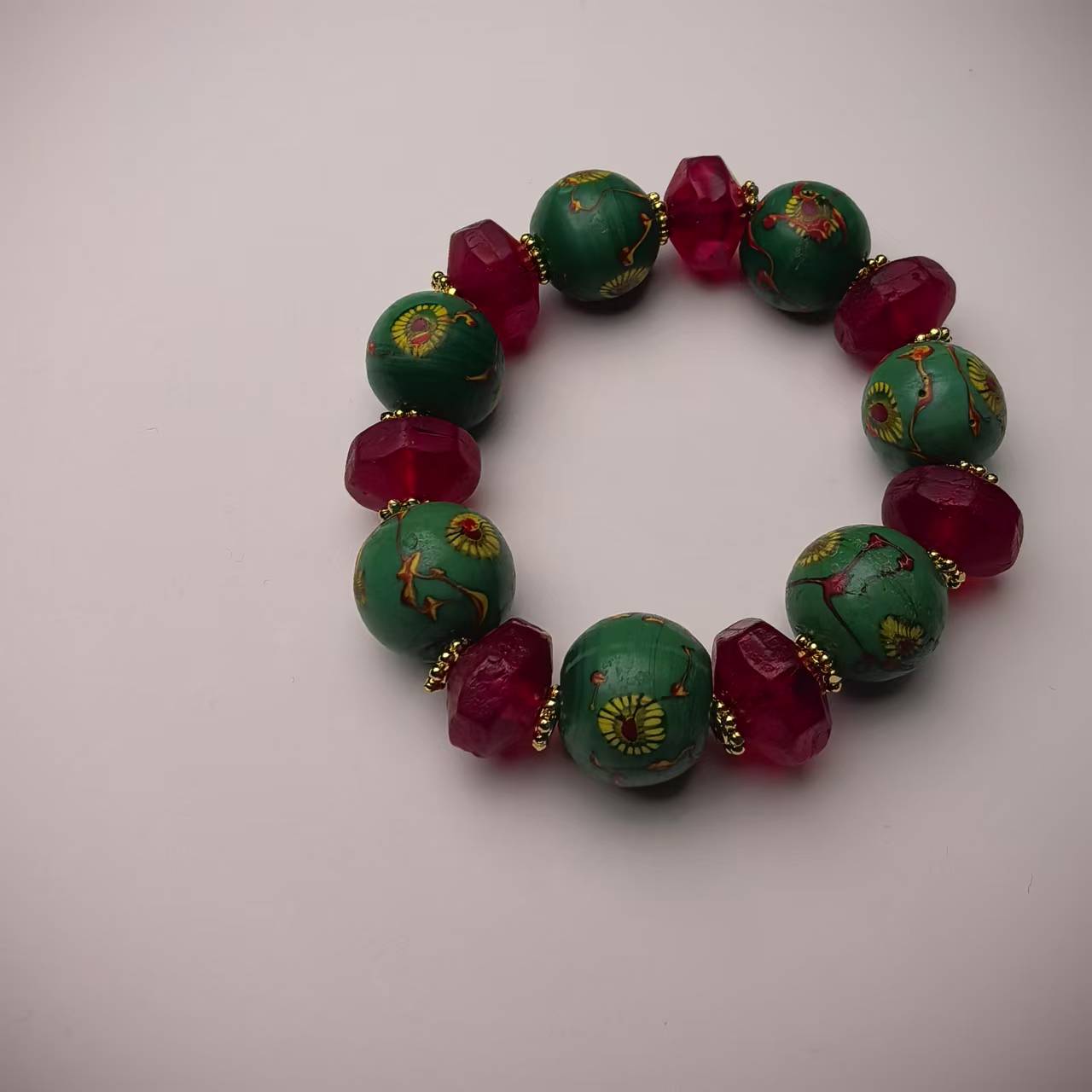 非金属珐琅手链 原创的木质百搭311-400