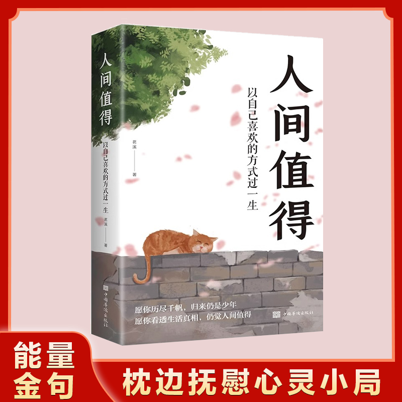 人间值得以自己喜欢的方式过一生人生正能量成长心灵疗愈书籍