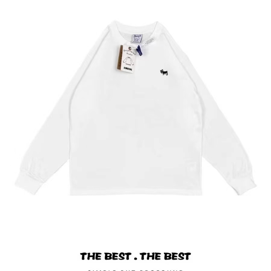 Aimeewq&Ms.Cissie[法斗LAOZI]全棉纺织秋季显瘦内搭长t恤150