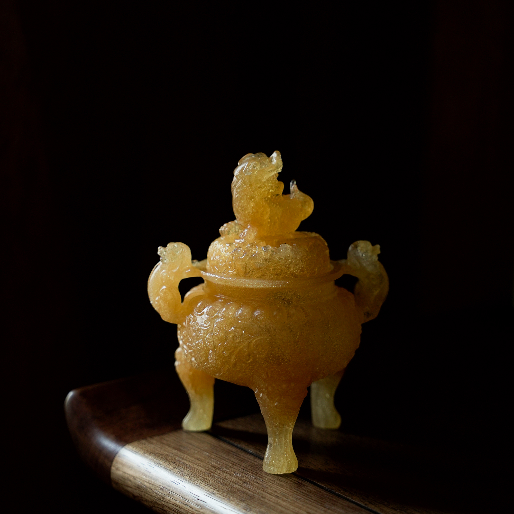 KANPURA/卡普拉狻猊祥狮三足香炉小号多色可选