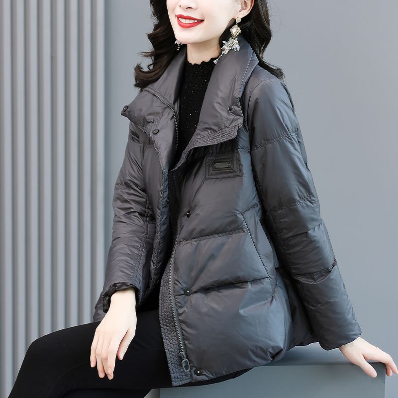 品牌断码羽绒服服女冬2023新款时尚洋气高端短款小个子宽松加