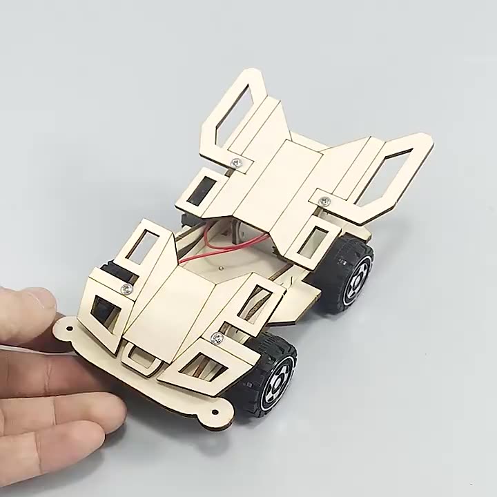 小学生手工科技小制作创意小发明diy自制小赛车材料科普益智玩具