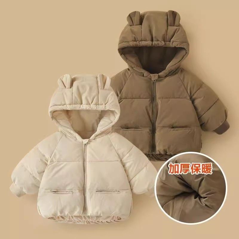 巴拉巴拉新款儿童棉服中小童婴幼儿连帽棉衣男女童宝宝棉袄秋冬季