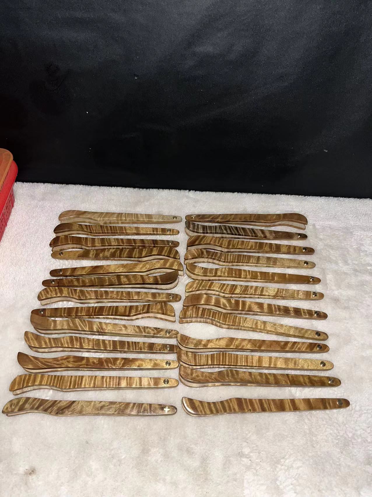 小叶桢楠水波纹茶捏。