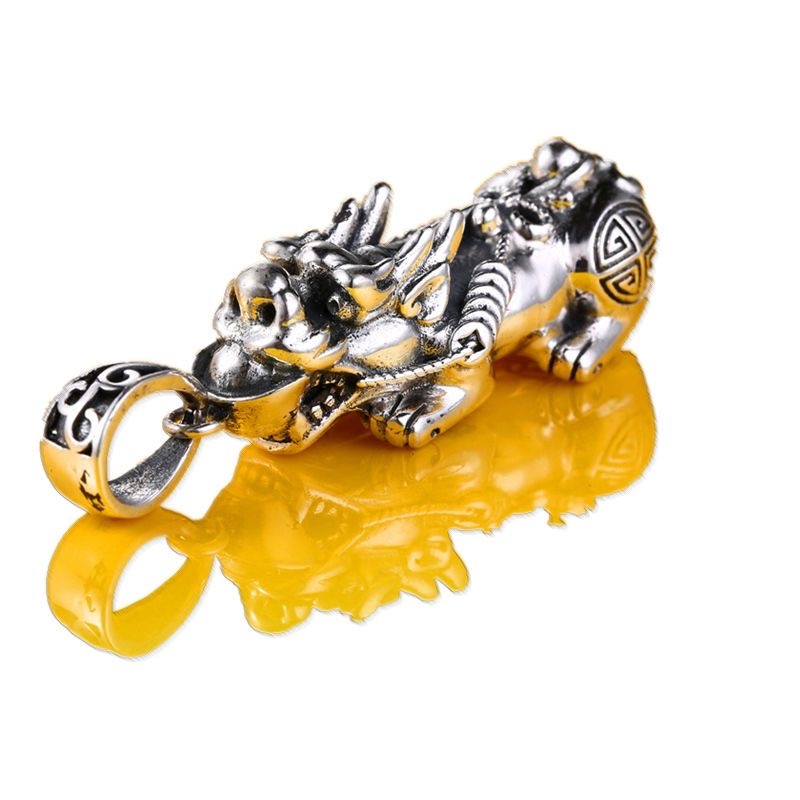 吊坠足银 足银990貔貅吊坠