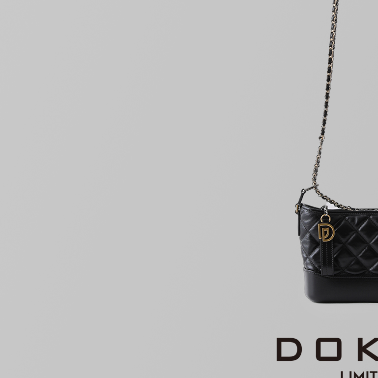 【金史密斯流浪包】DOKKY丨头层牛皮丨奢牌时髦链条包