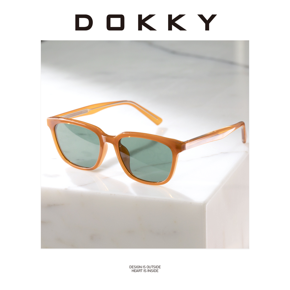 DOKKY今年超火！力荐【大明星】长方形窄框墨镜太阳镜TRV019