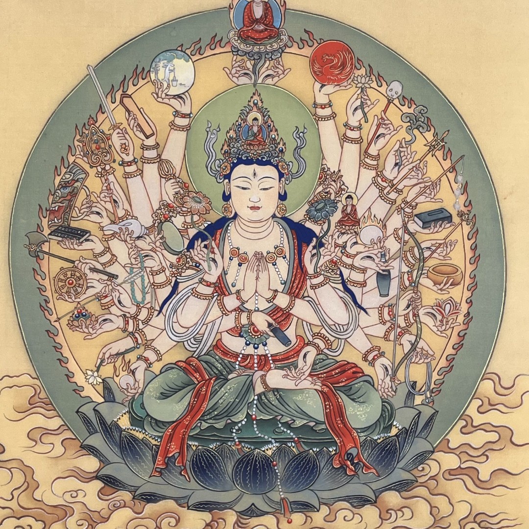 观世音菩萨普门品示现图   慧馨居士原创限量版画