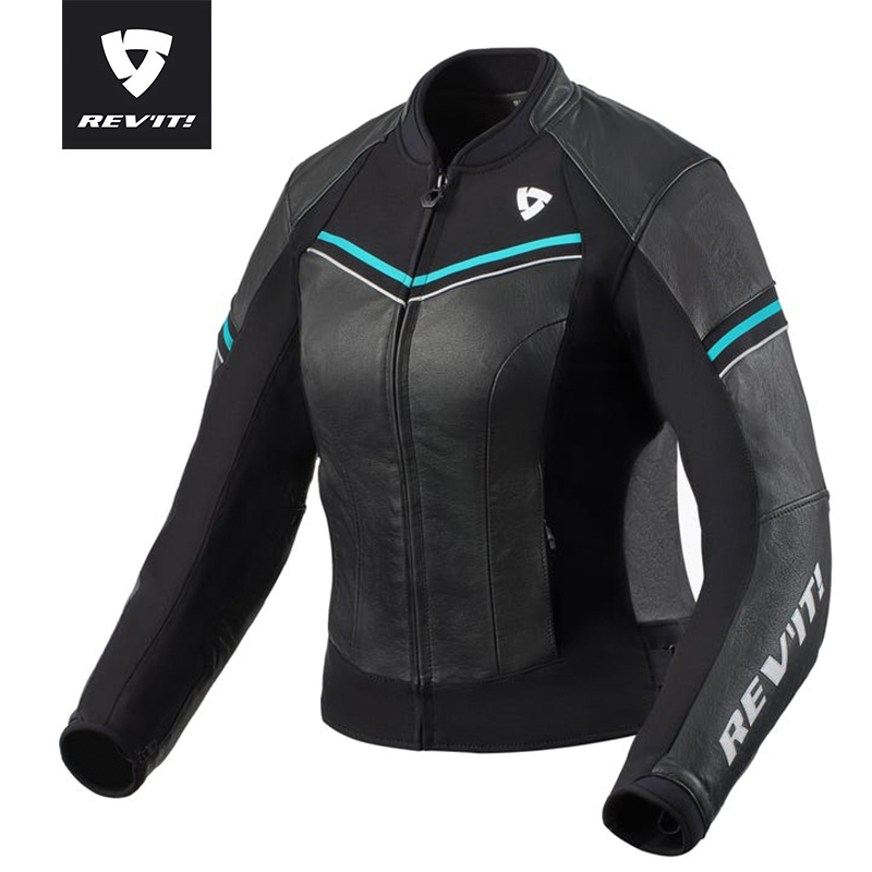 REVIT梅蒂安摩托车骑行服皮衣女款冬季夹克机车赛车保暖防风透气