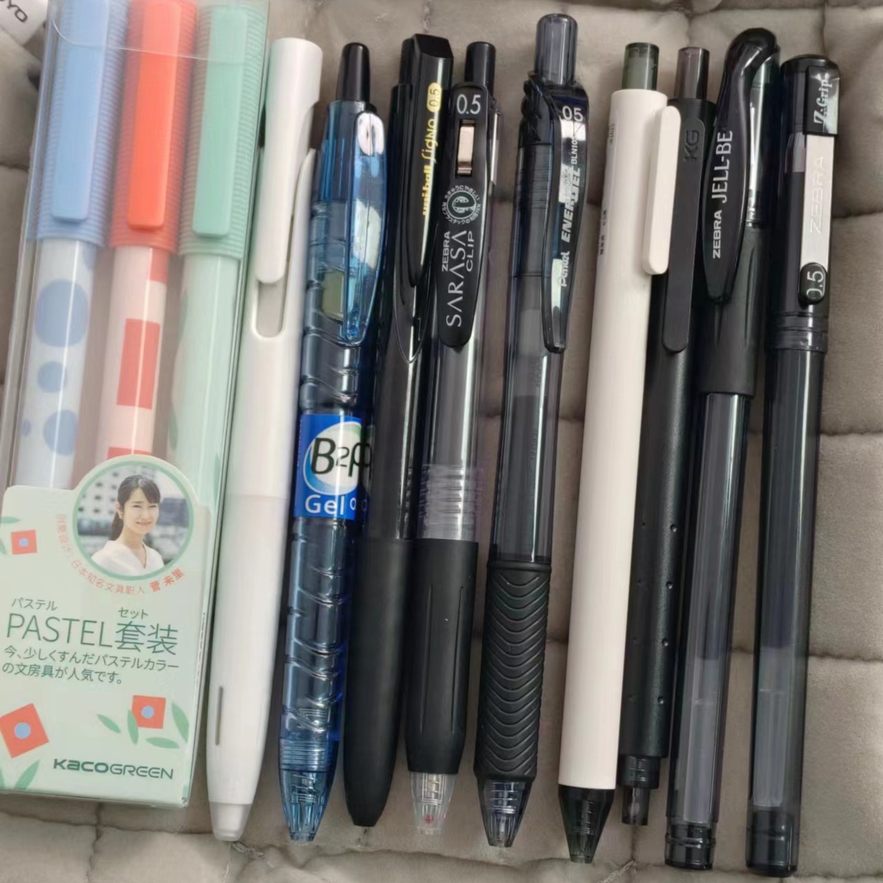 【品牌新客推荐黑笔】0.5子弹头书写全黑色中性笔