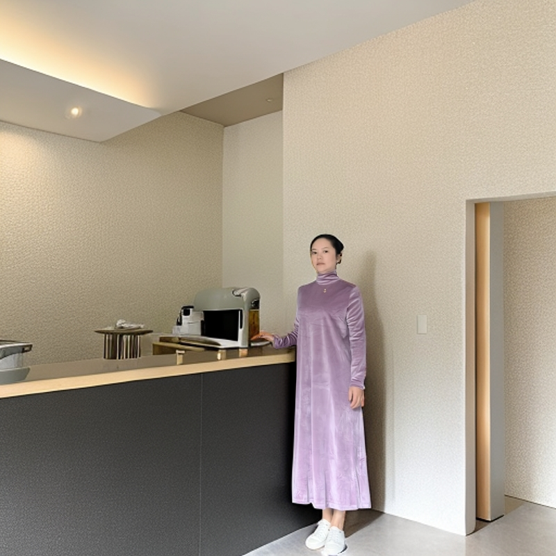 捡漏！韩版秋冬打底丝绒高级紫色宽松遮肚子微弹舒适长款连衣裙