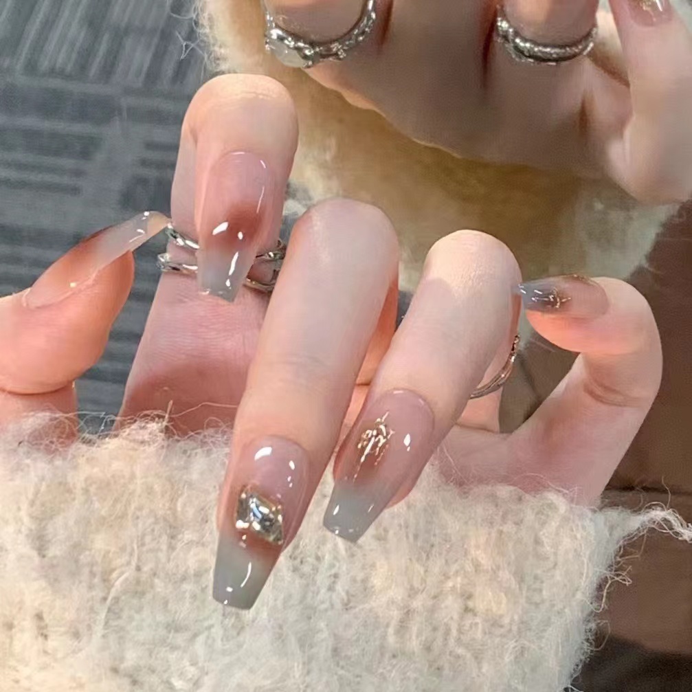 55【长梯】棕绿色琥珀美拉德穿戴甲